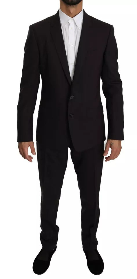 Dolce & Gabbana Purple MARTINI Wool Stretch 2 Piece Suit by Dolce & Gabbana