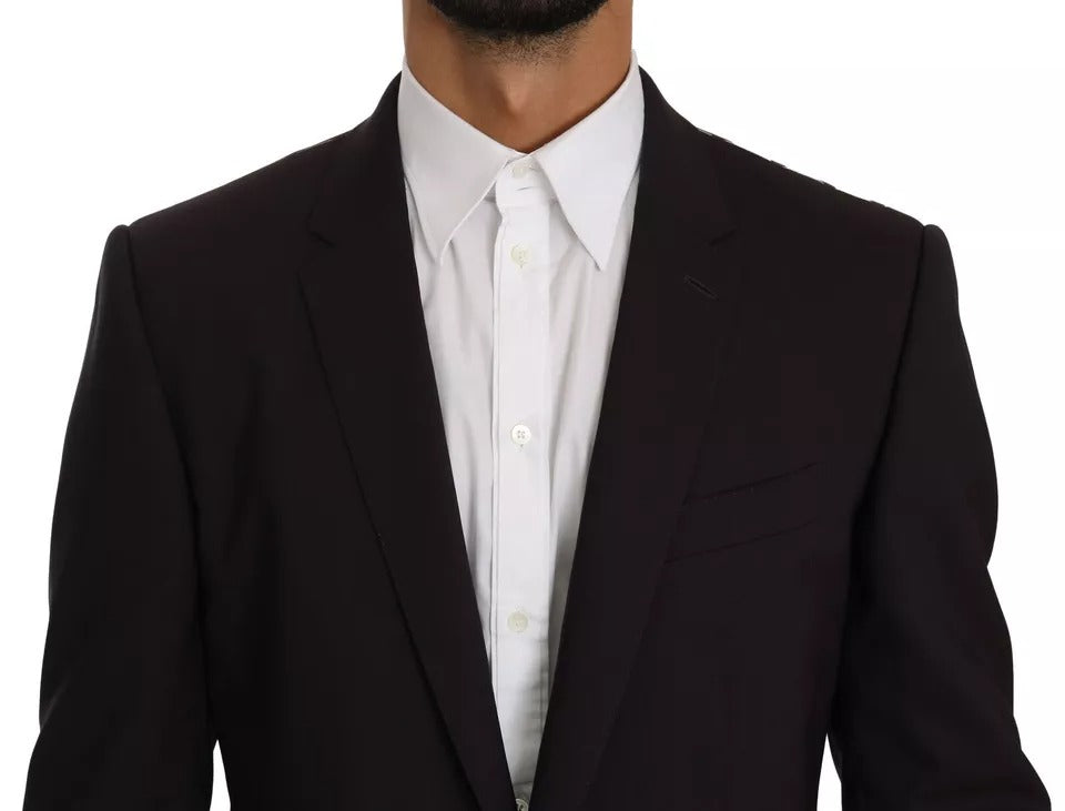Dolce & Gabbana Purple MARTINI Wool Stretch 2 Piece Suit by Dolce & Gabbana