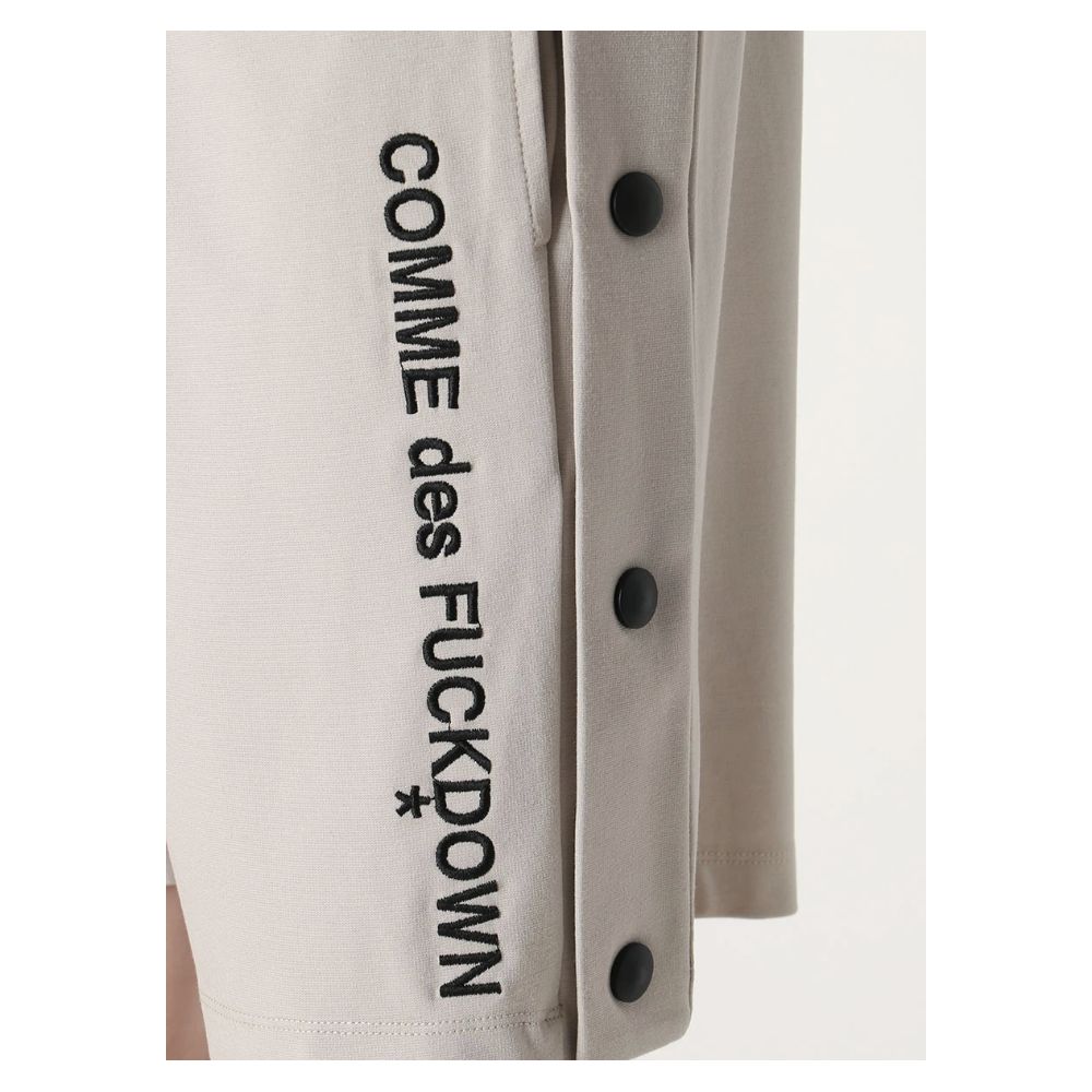 Comme Des Fuckdown Short en Viscose Beige