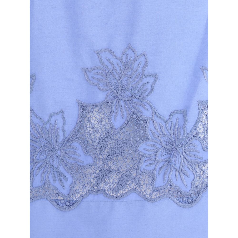 PAROSH Short sleeves embroidered Shirt