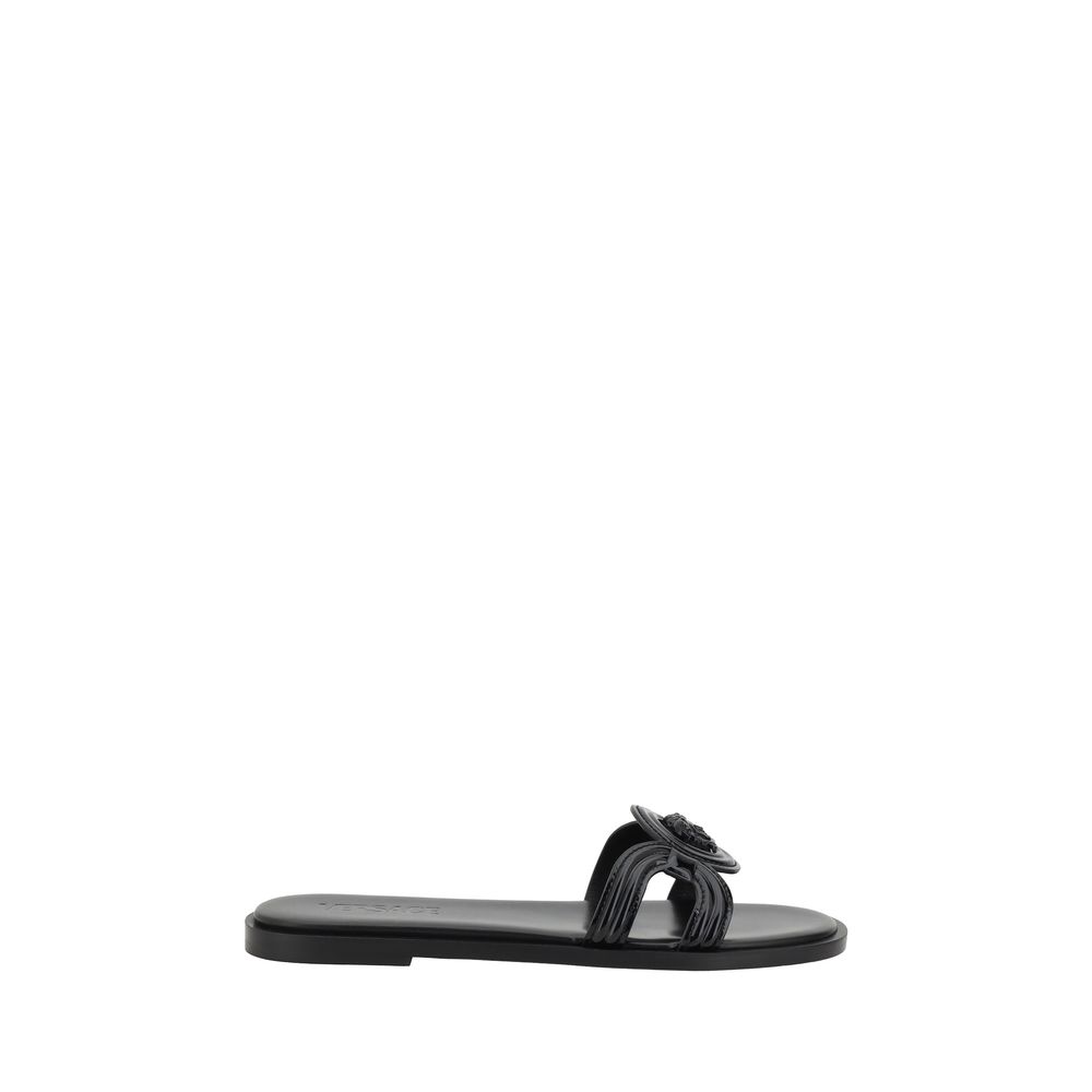 Sandales Versace à logo Medusa