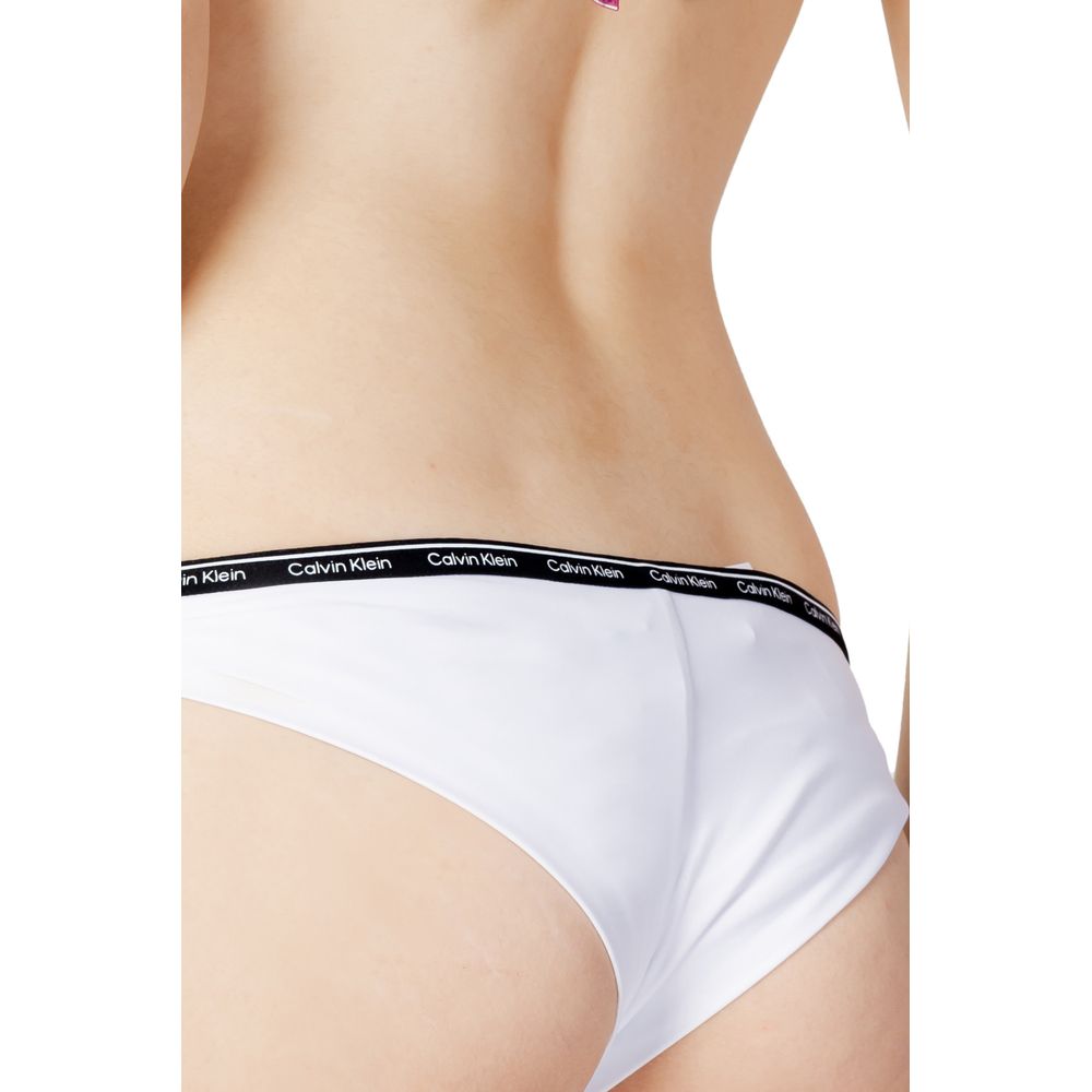 Slip de bain en polyester blanc Calvin Klein Jeans