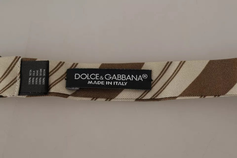 Nœud papillon ajustable à motifs multicolores Dolce & Gabbana pour homme