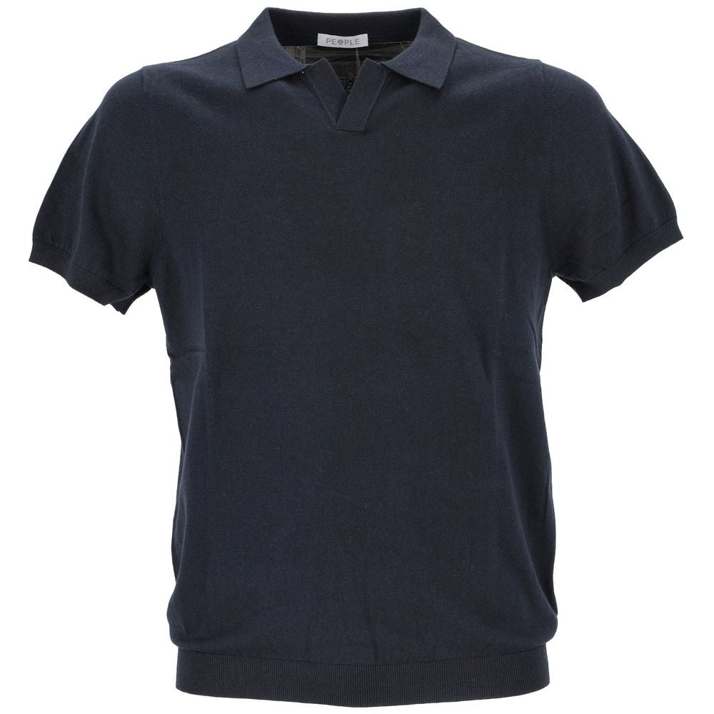Polo en coton bleu People Of Shibuya