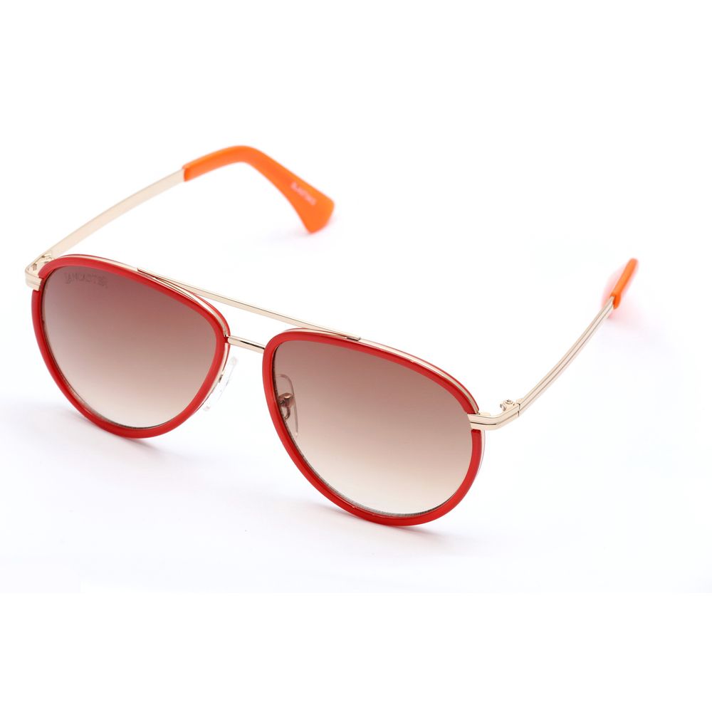 Lancaster Red Metal Sunglasses by Lancaster