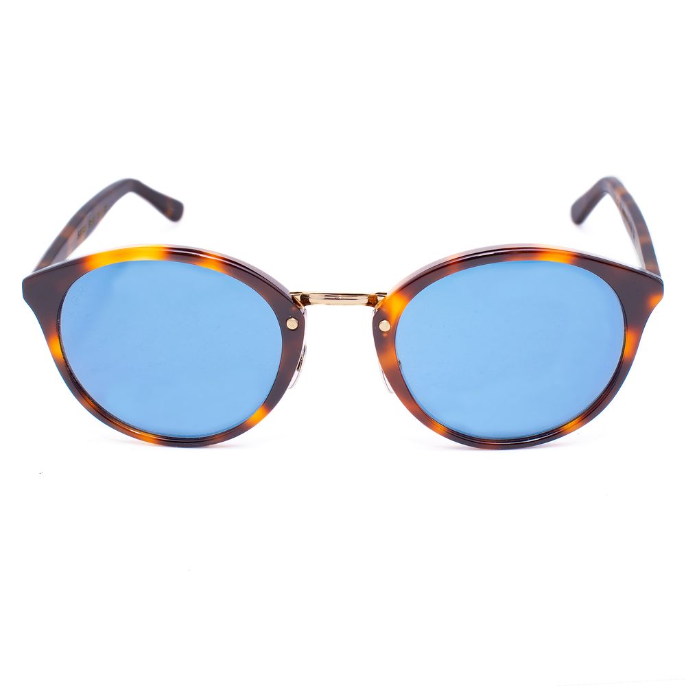 Lunettes de soleil LGR en cuir de veau bicolore