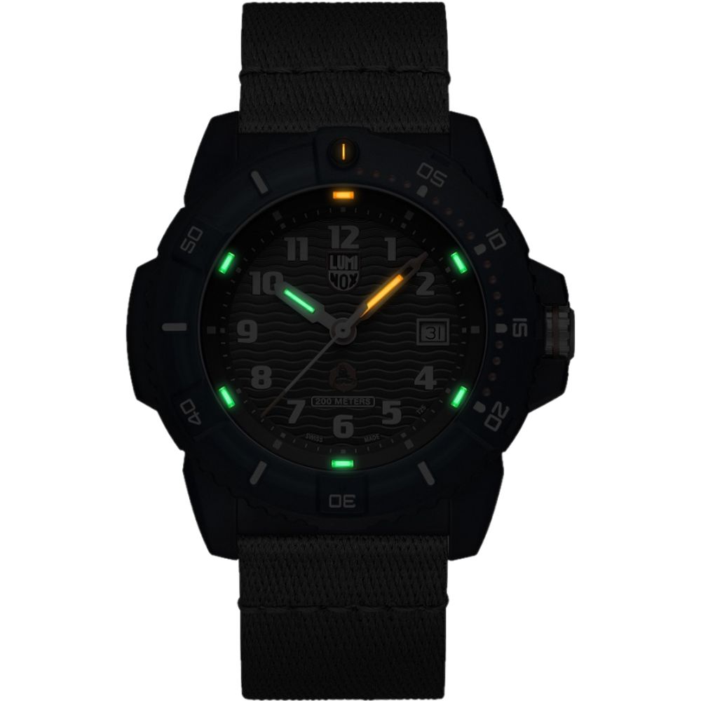 Montre Luminox en nylon gris