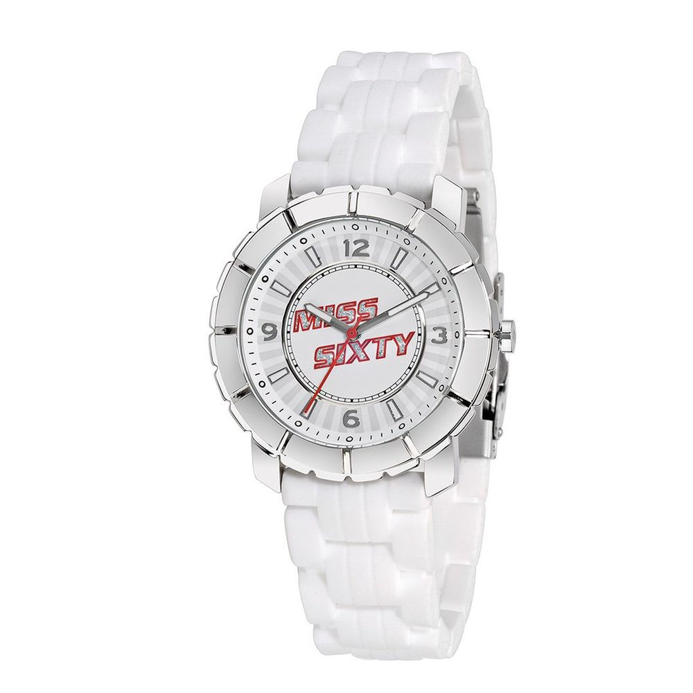 Montre Miss Sixty en caoutchouc blanc