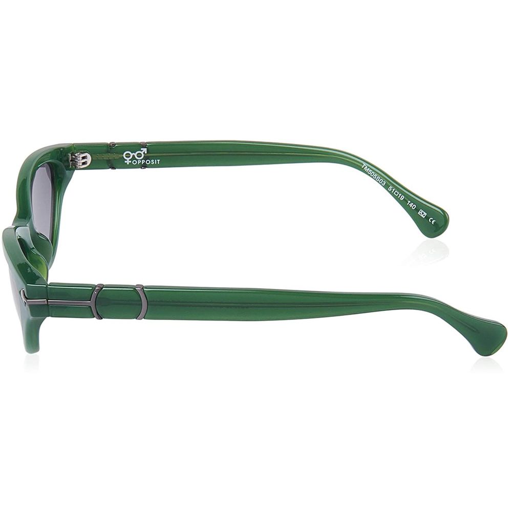 Opposit Green Acetate Sunglasses by Opposit