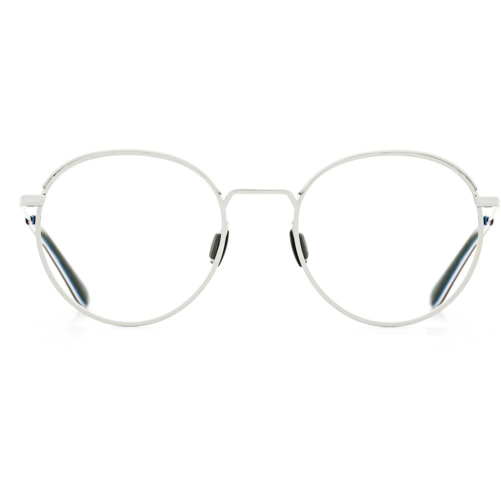 Montures Vuarnet en acier inoxydable blanc