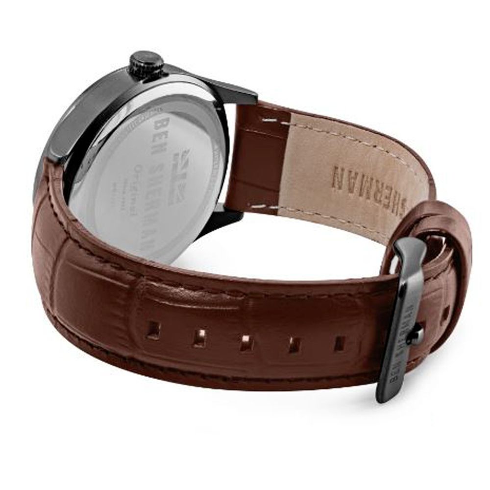 Montre Ben Sherman en cuir marron