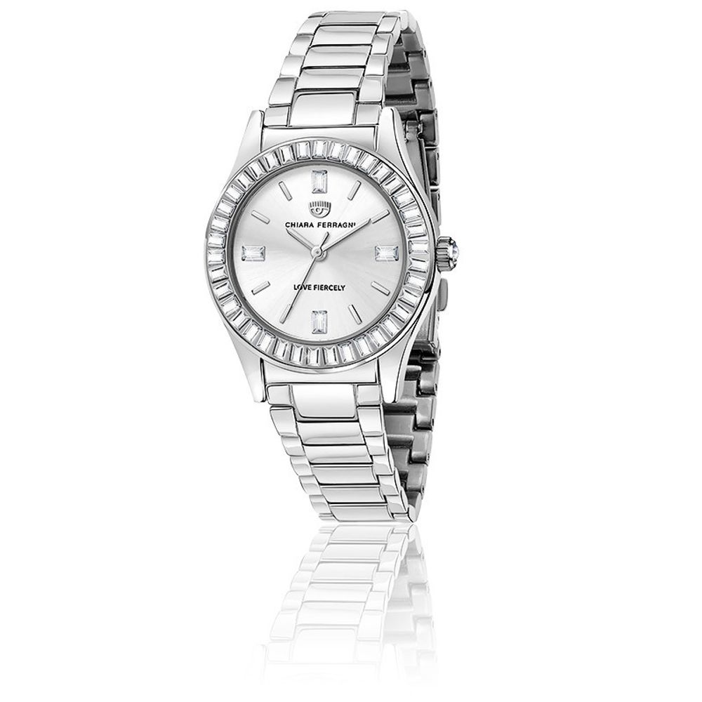 Montre Chiara Ferragni en acier inoxydable argenté