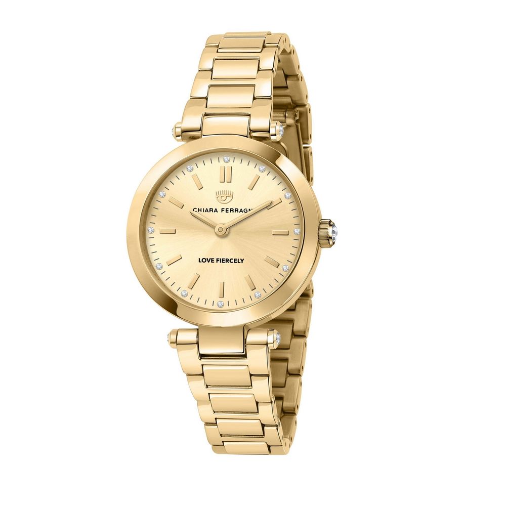 Montre Chiara Ferragni en acier inoxydable doré