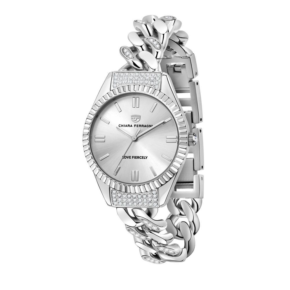 Montre Chiara Ferragni en acier inoxydable argenté