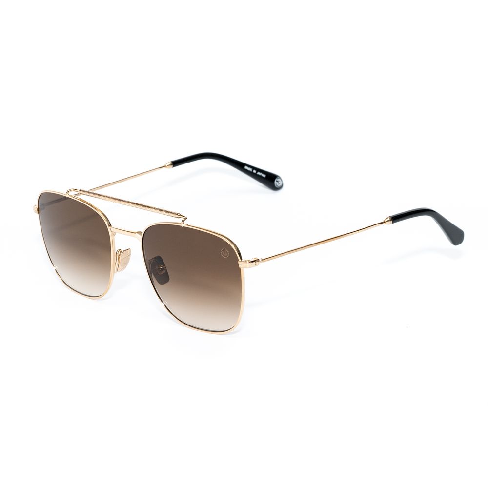 Lunettes de soleil Belstaff en titane doré