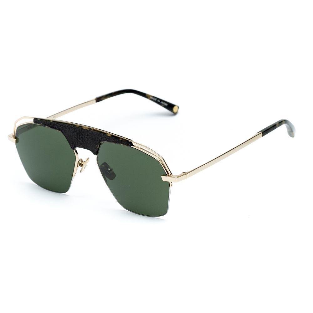 Lunettes de soleil Belstaff en titane doré