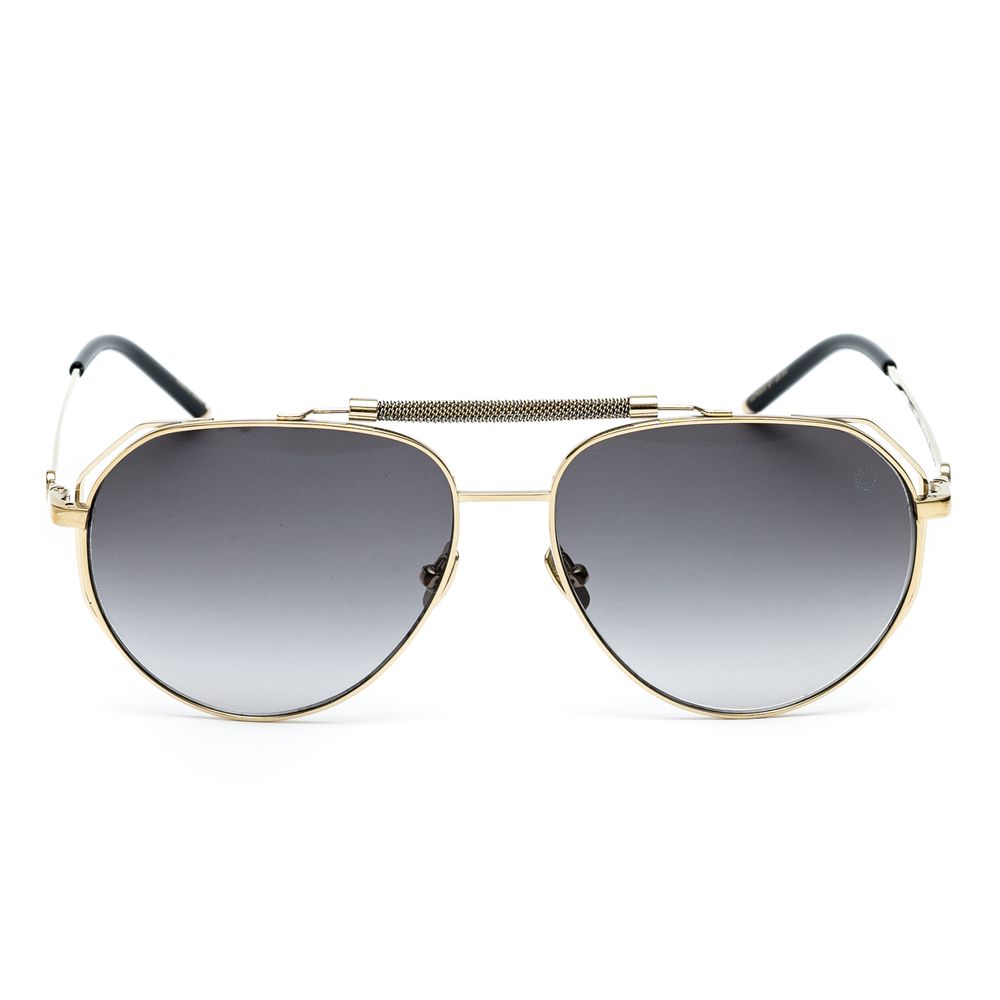 Lunettes de soleil Belstaff en titane doré