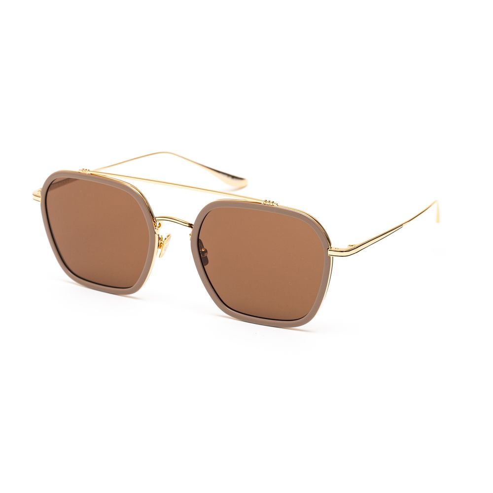 Lunettes de soleil Belstaff en titane doré