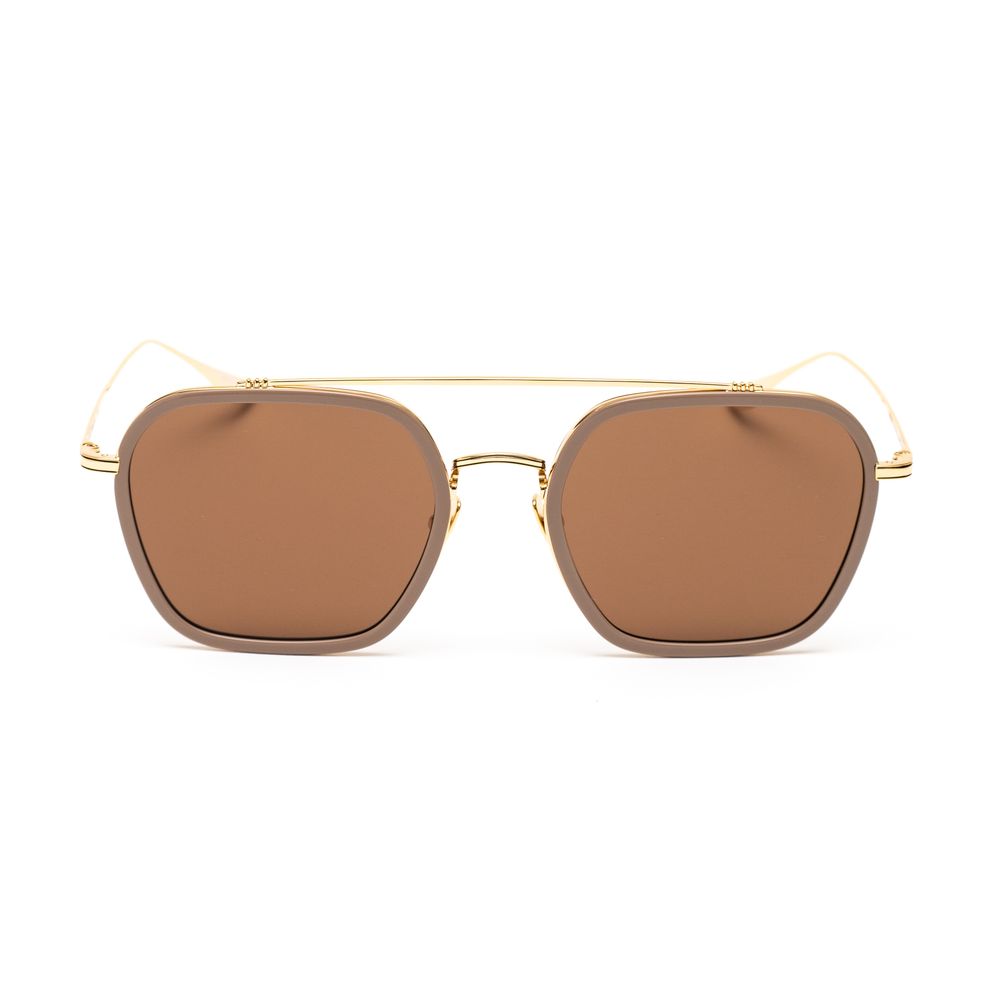Lunettes de soleil Belstaff en titane doré