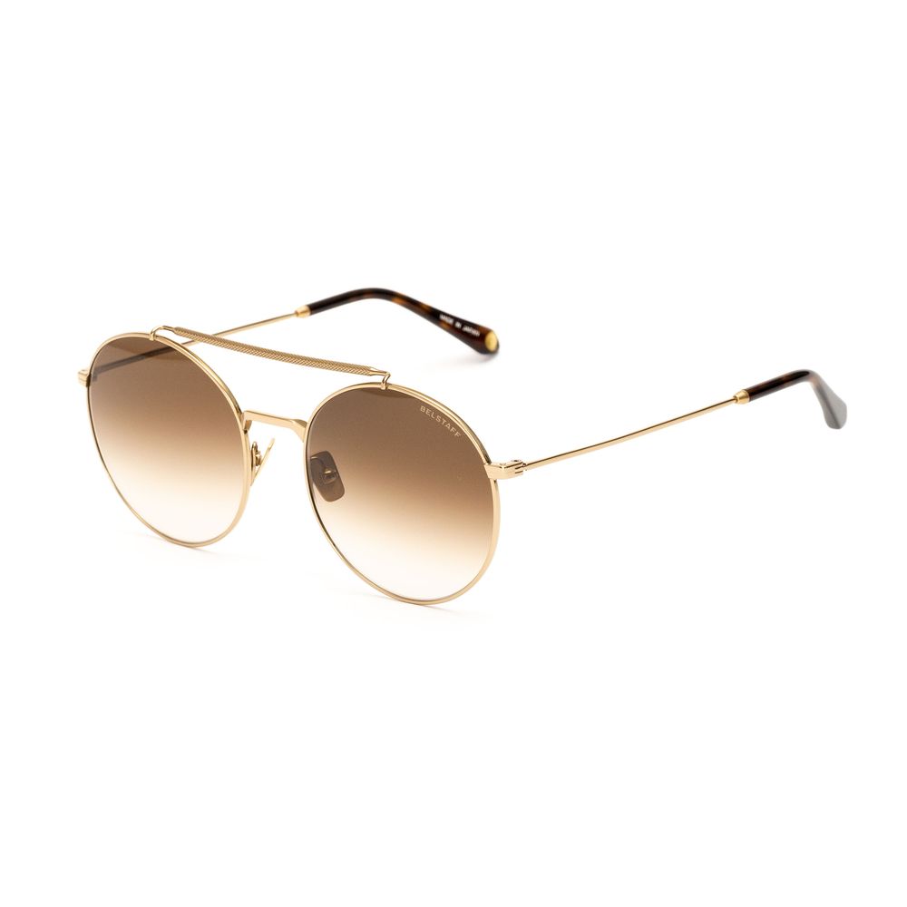 Lunettes de soleil Belstaff en titane doré