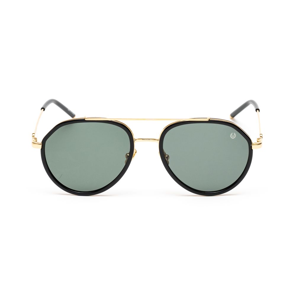 Lunettes de soleil Belstaff en acier inoxydable doré