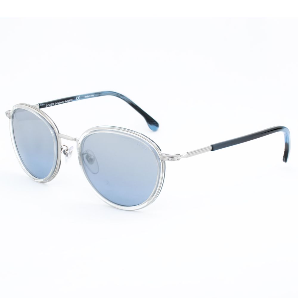 Lunettes de soleil en métal bleu Lozza