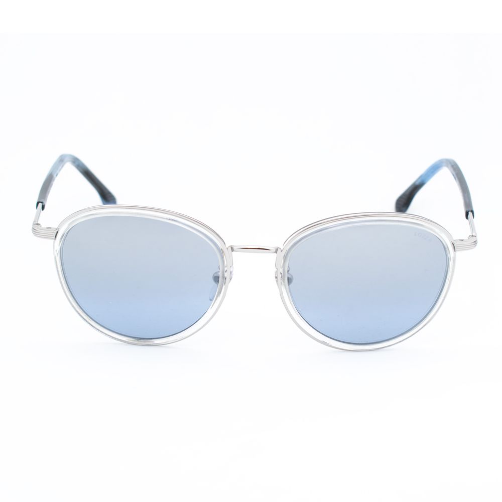 Lunettes de soleil en métal bleu Lozza
