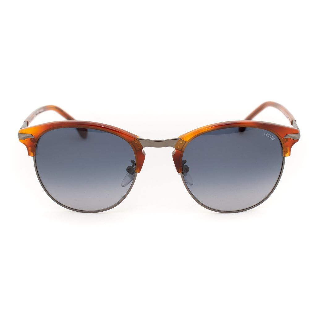 Lunettes de soleil Lozza en cuir de veau marron