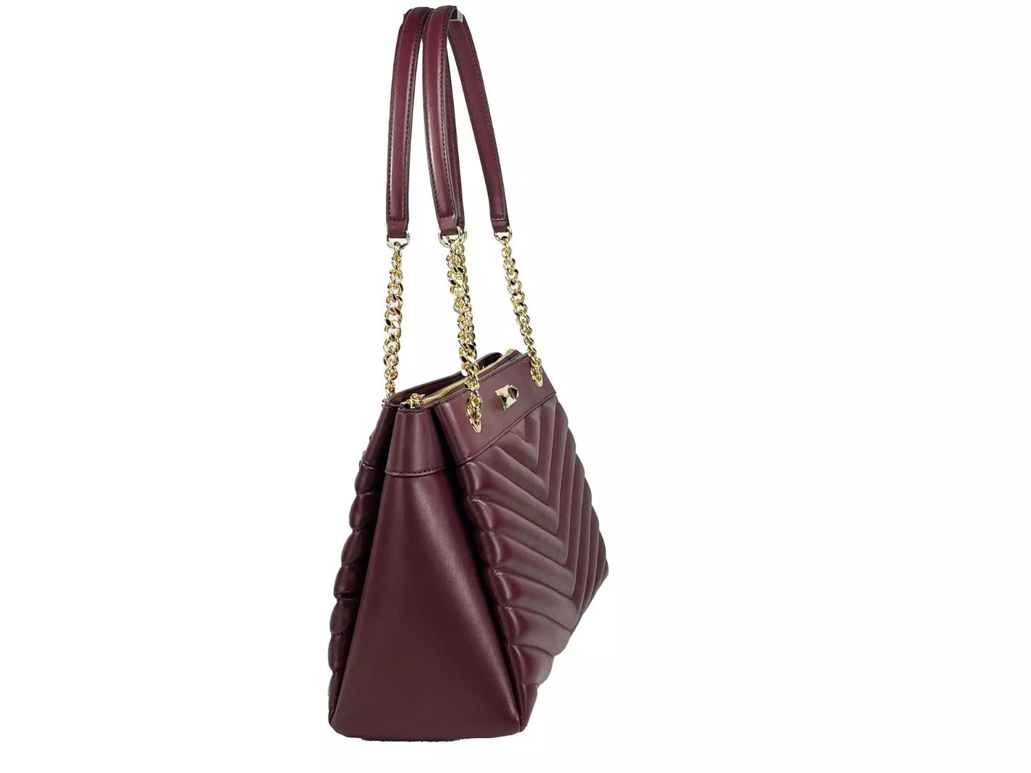 Sac à bandoulière à chaîne Michael Kors Whitney de taille moyenne, couleur sang de bœuf