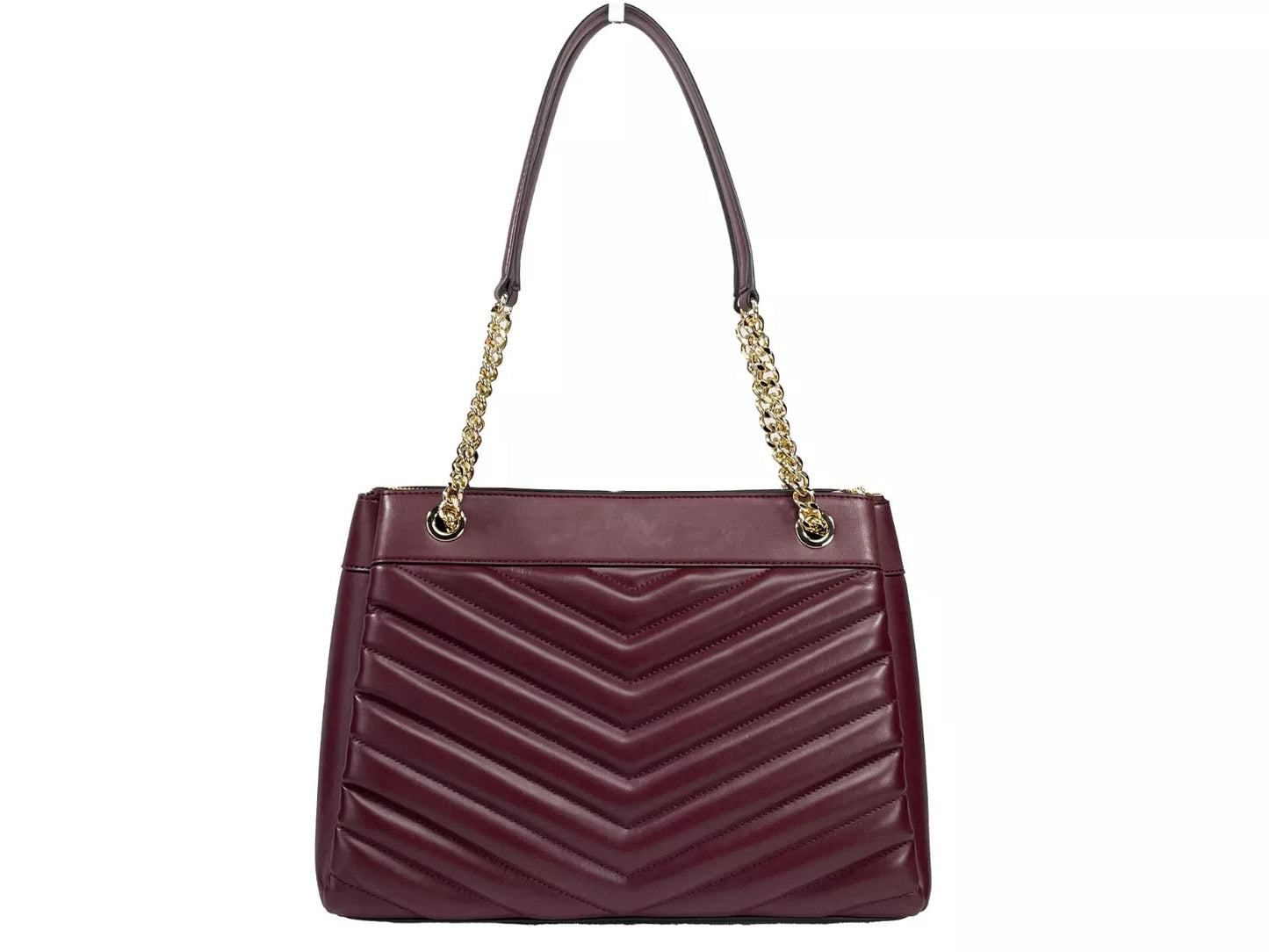 Sac à bandoulière à chaîne Michael Kors Whitney de taille moyenne, couleur sang de bœuf