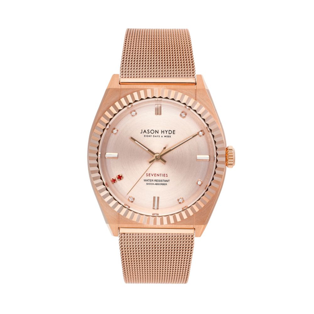Montre textile dorée Jason Hyde