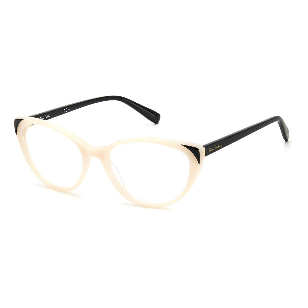Pierre Cardin Black And White Acetate Frames by Pierre Cardin