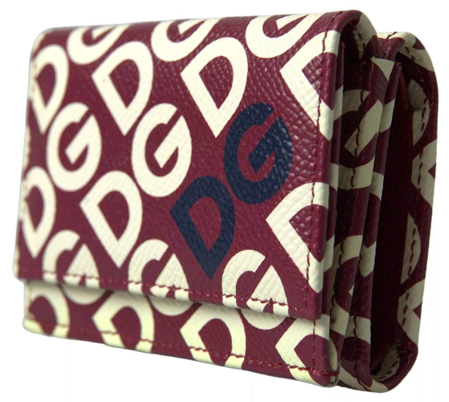 Portefeuille à rabat en cuir Dolce & Gabbana multicolore DG Logo Mania