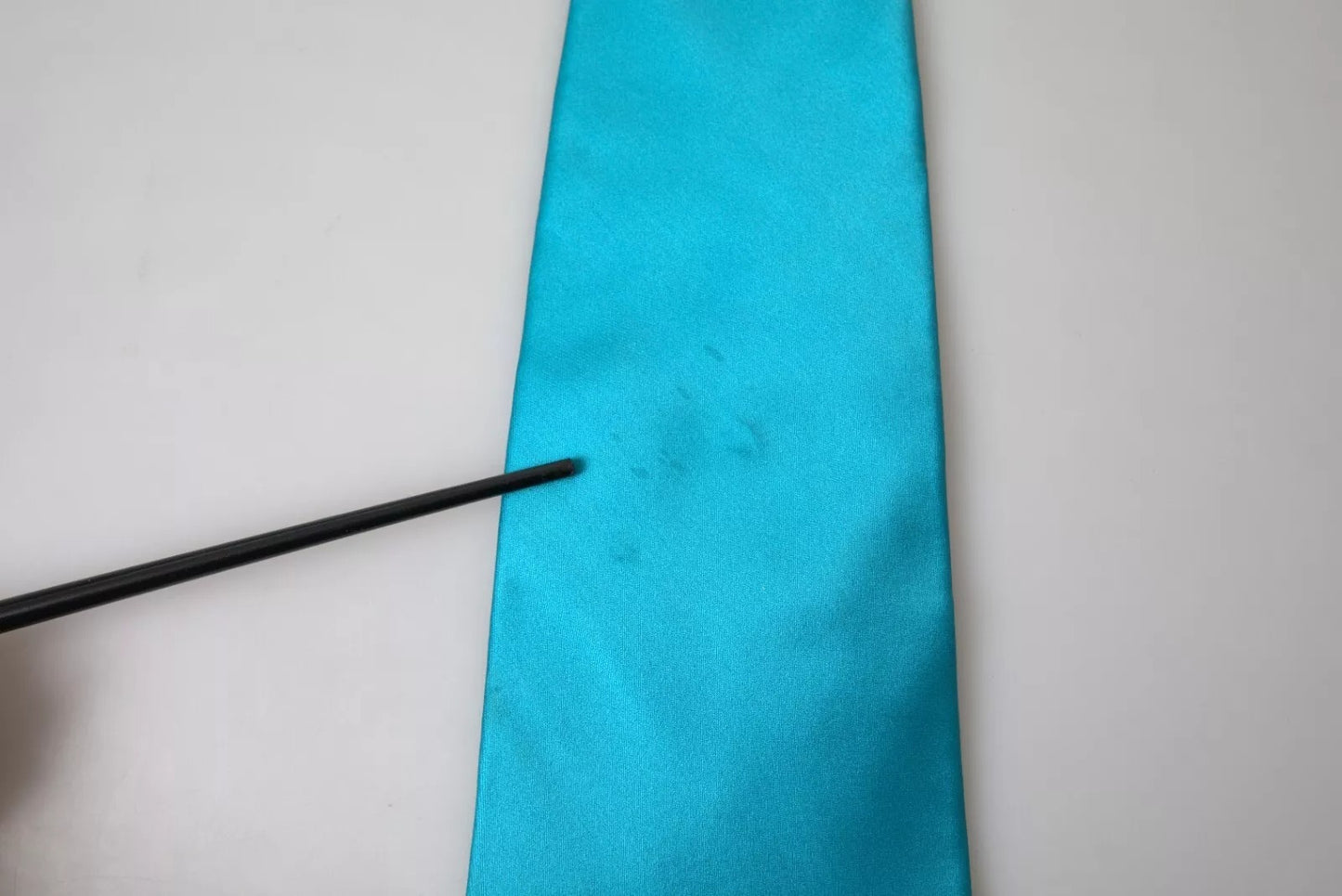 Cravate large pour homme Dolce & Gabbana bleu clair 100 % soie