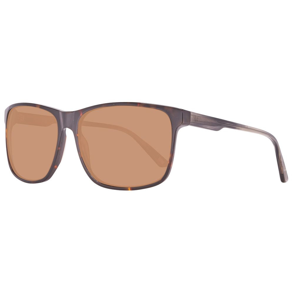 Lunettes de soleil en plastique marron Helly Hansen