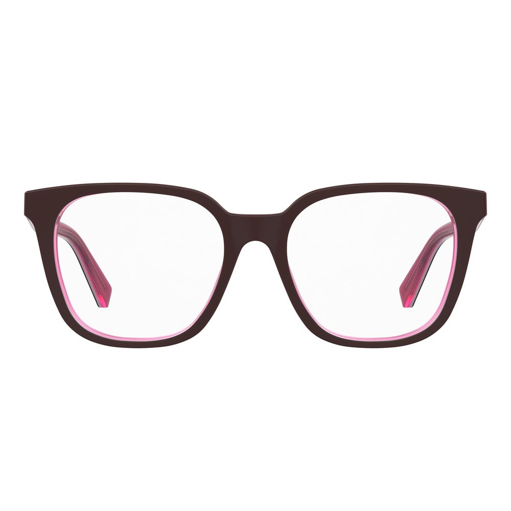 Love Moschino Burgundy Acetate Frames by Love Moschino