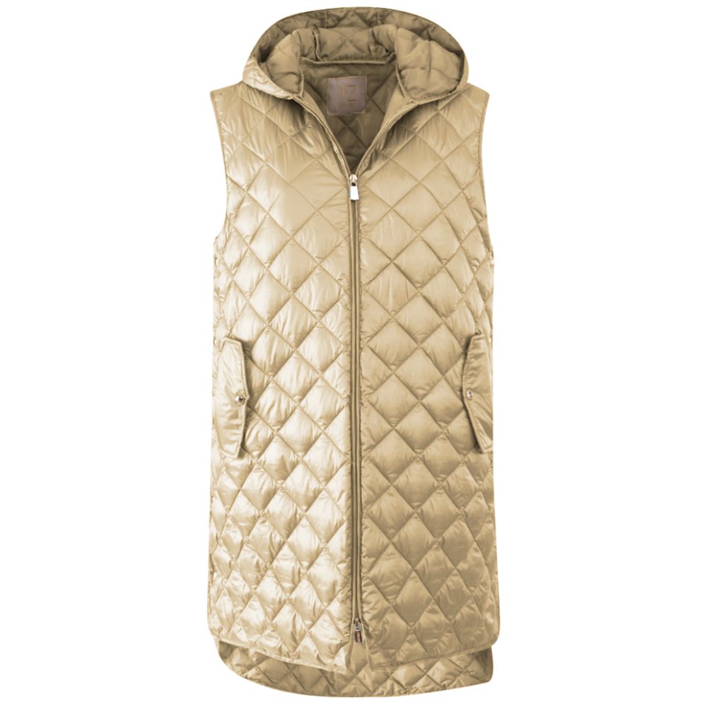 Gilet en nylon beige Yes Sea