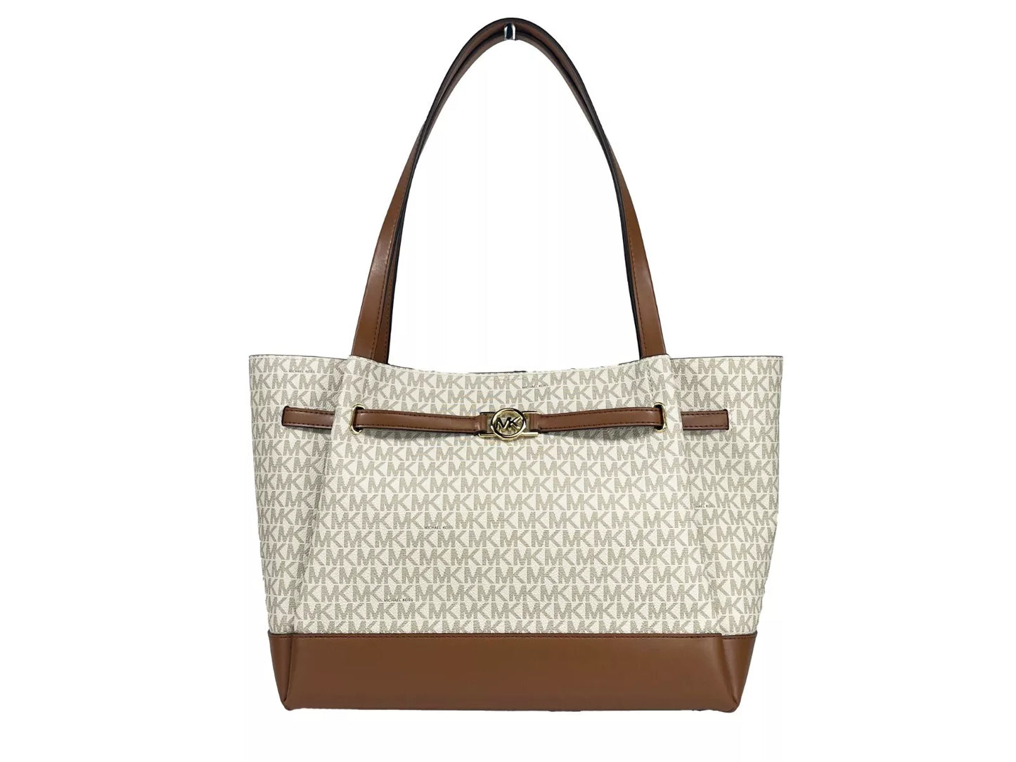 Grand sac fourre-tout à ceinture Michael Kors Reed, couleur vanille