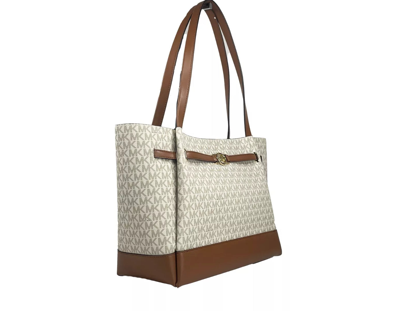 Grand sac fourre-tout à ceinture Michael Kors Reed, couleur vanille