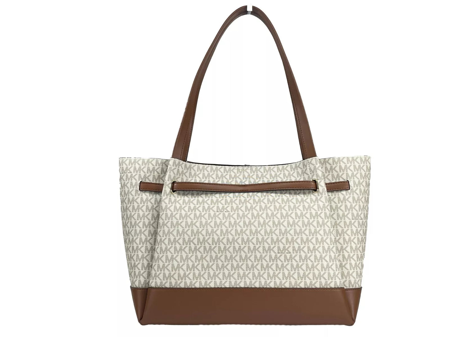 Grand sac fourre-tout à ceinture Michael Kors Reed, couleur vanille