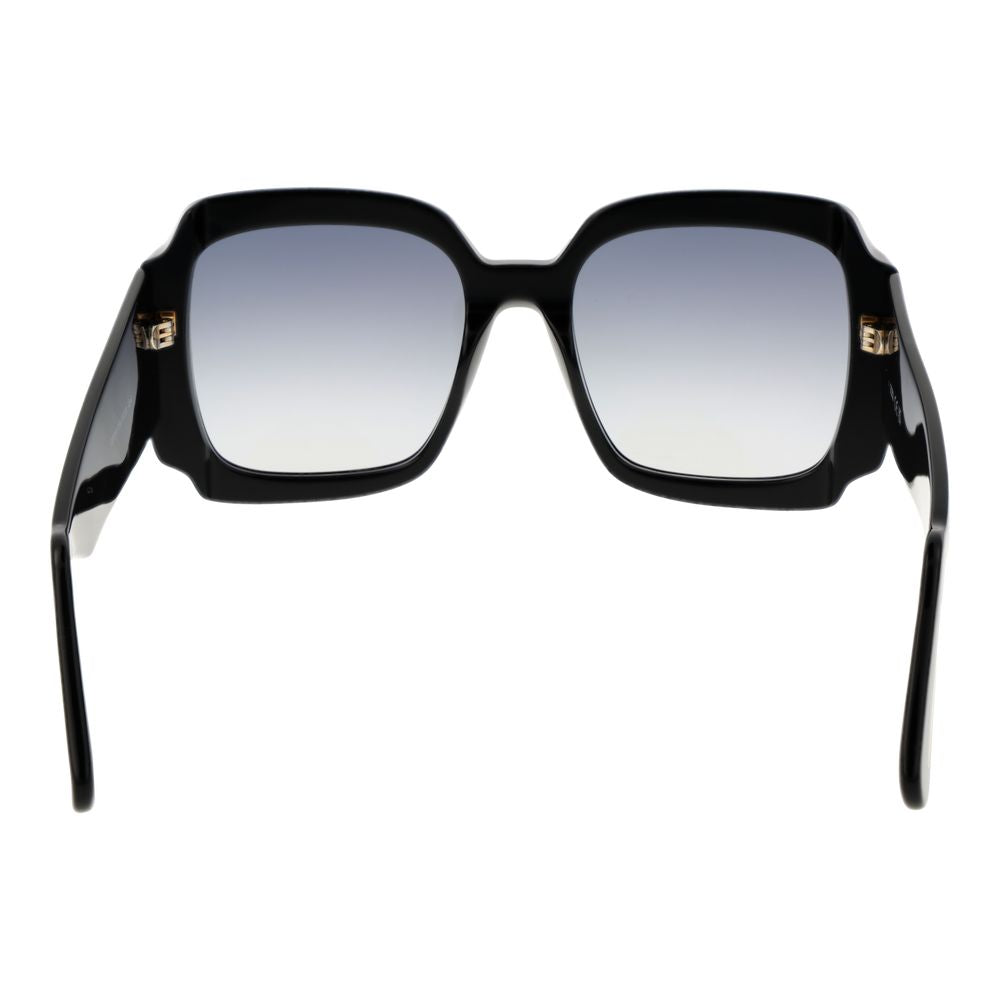 Lunettes de soleil unisexes noires GCDS