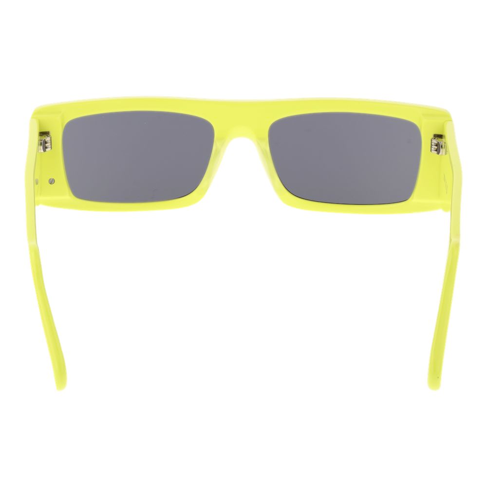 Lunettes de soleil unisexes vertes GCDS