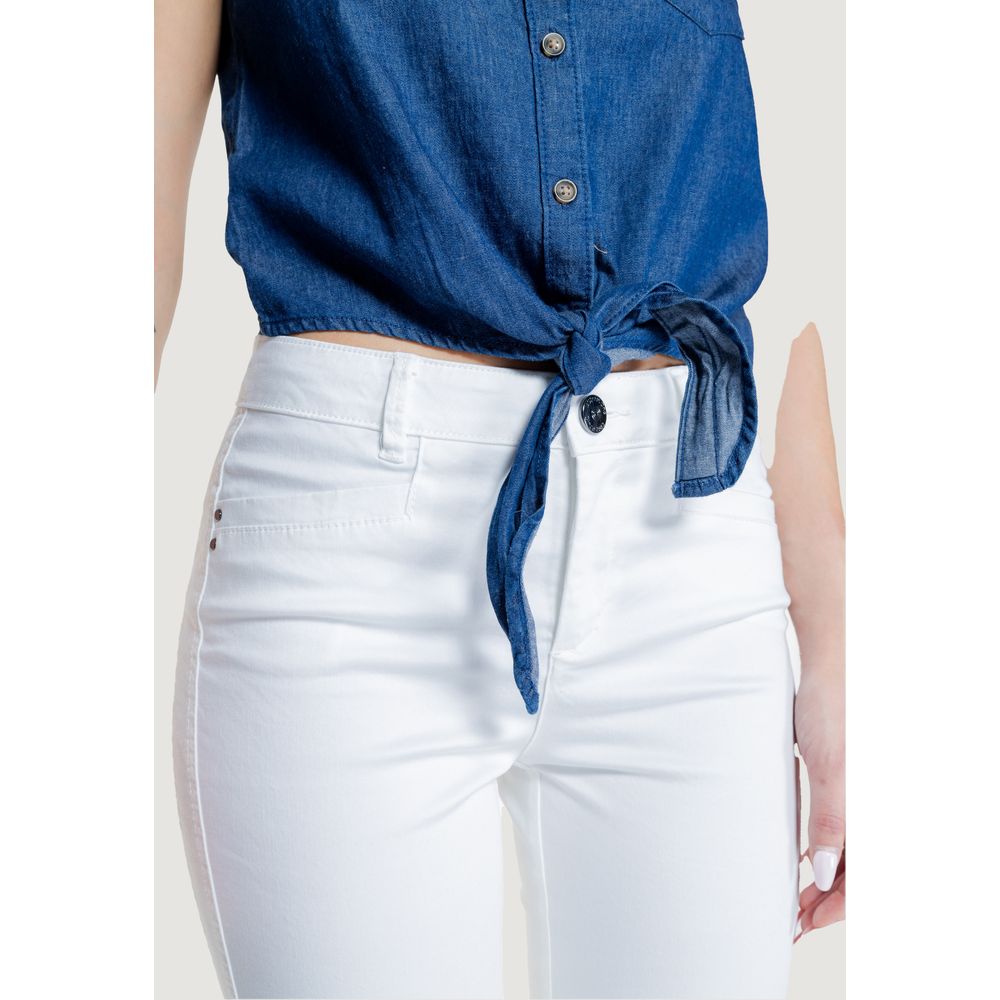 Street One White Cotton Pant