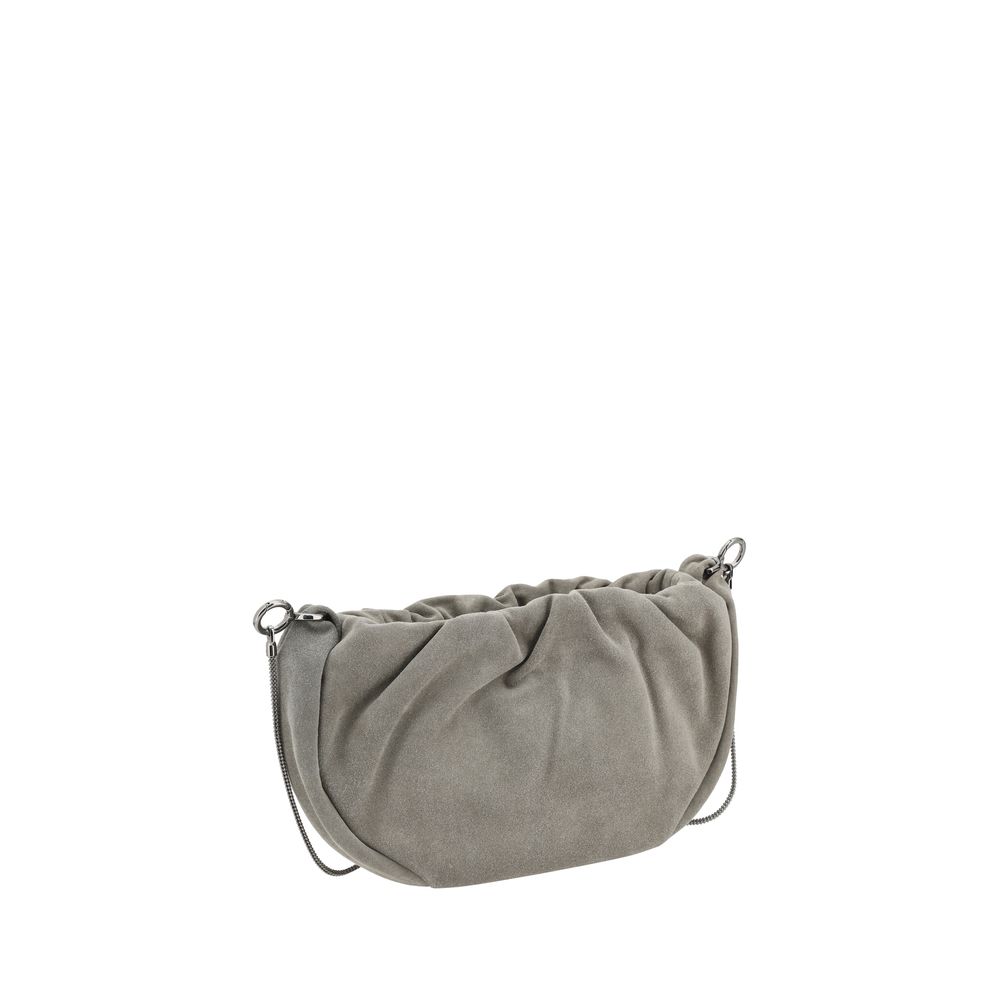 Brunello Cucinelli Sac à bandoulière en daim