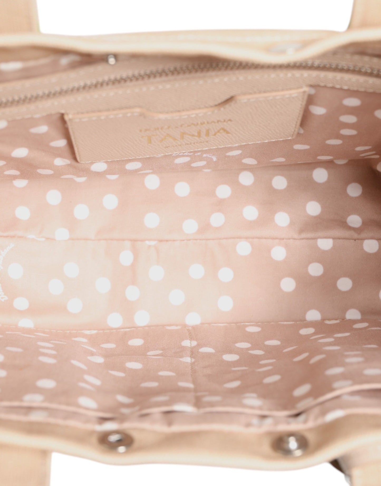 Sac fourre-tout à poignée supérieure TANIA en toile à fleurs multicolores Dolce & Gabbana