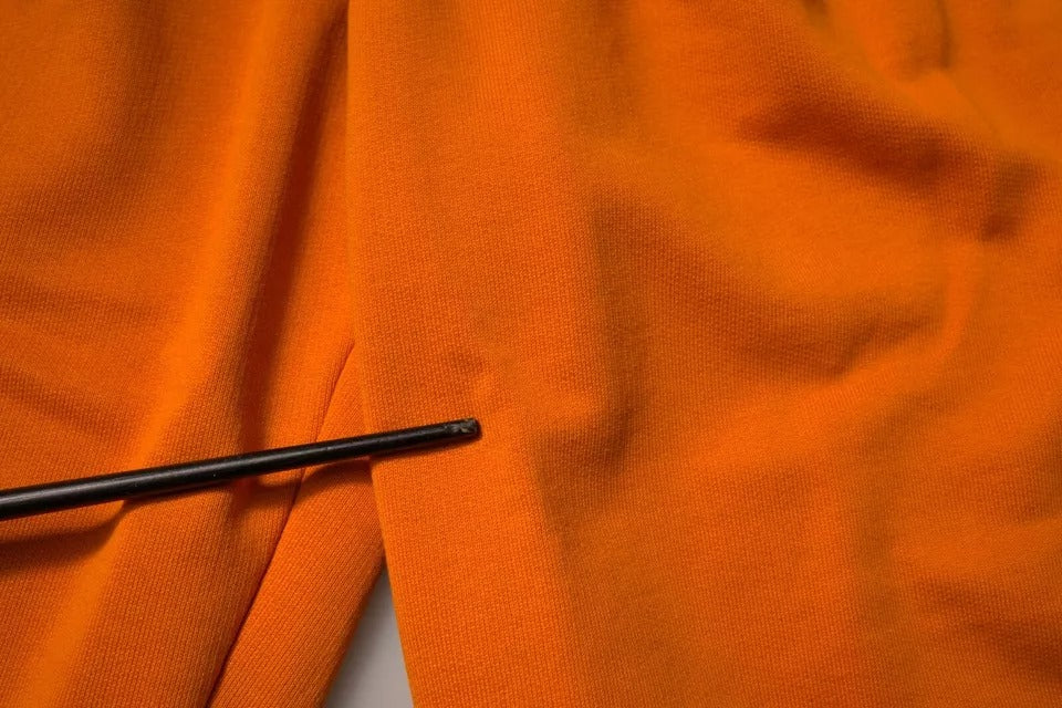 Bermuda cargo décontracté en coton orange Dolce & Gabbana pour homme