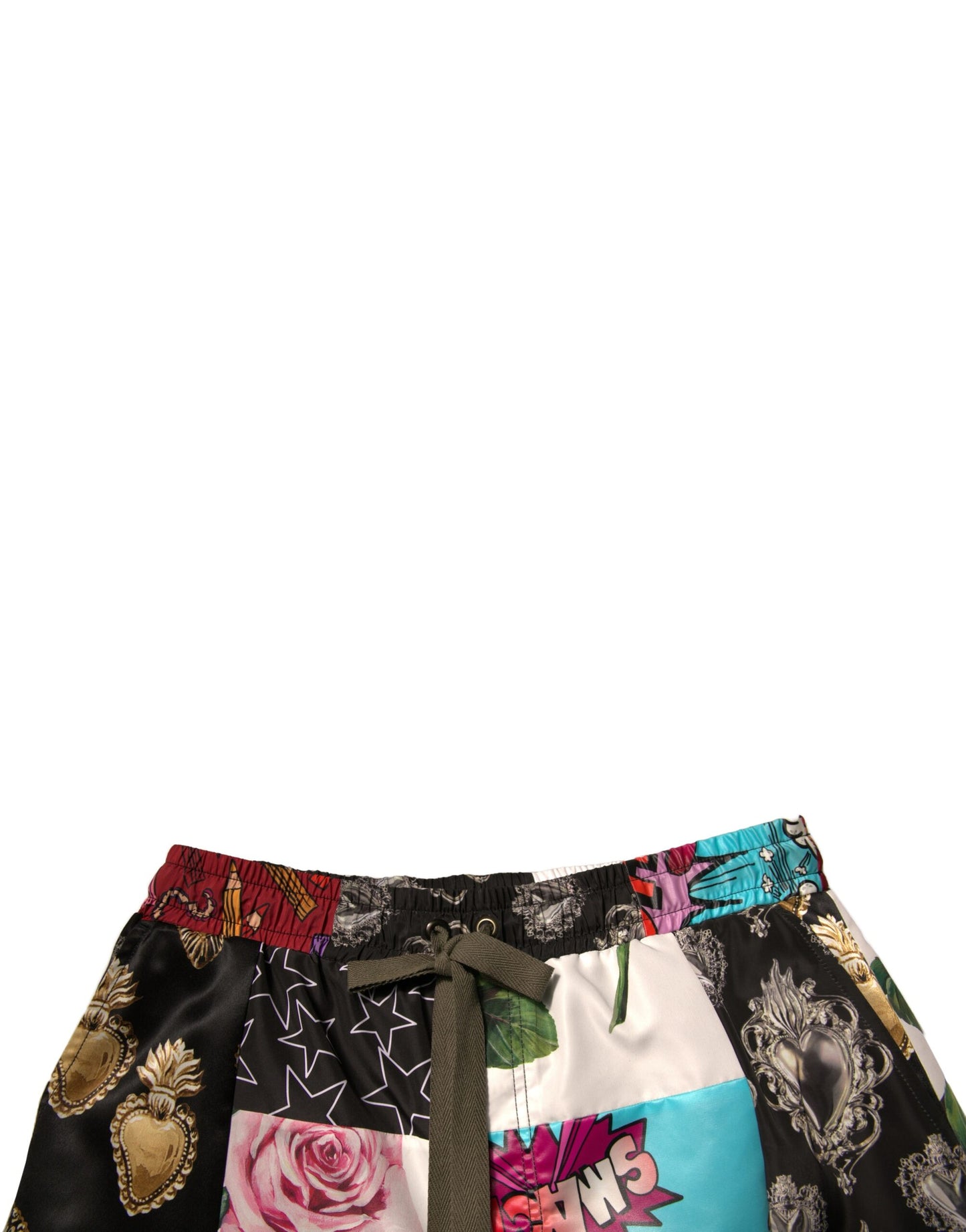 Bermuda cargo patchwork multicolore Dolce & Gabbana