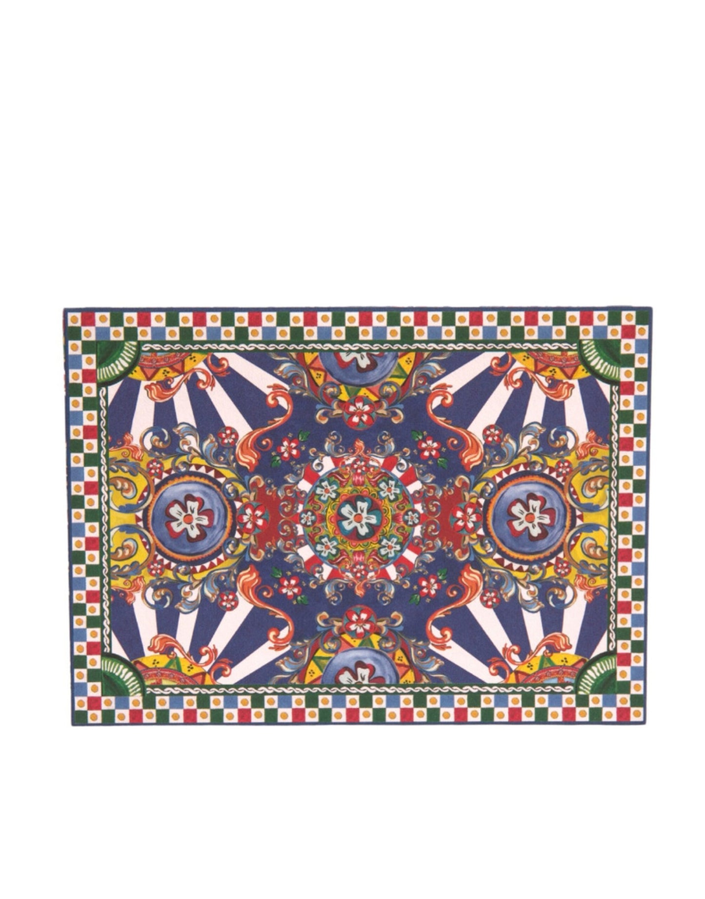 Dolce & Gabbana Porte-carte postale enveloppe Carretto Siciliano multicolore