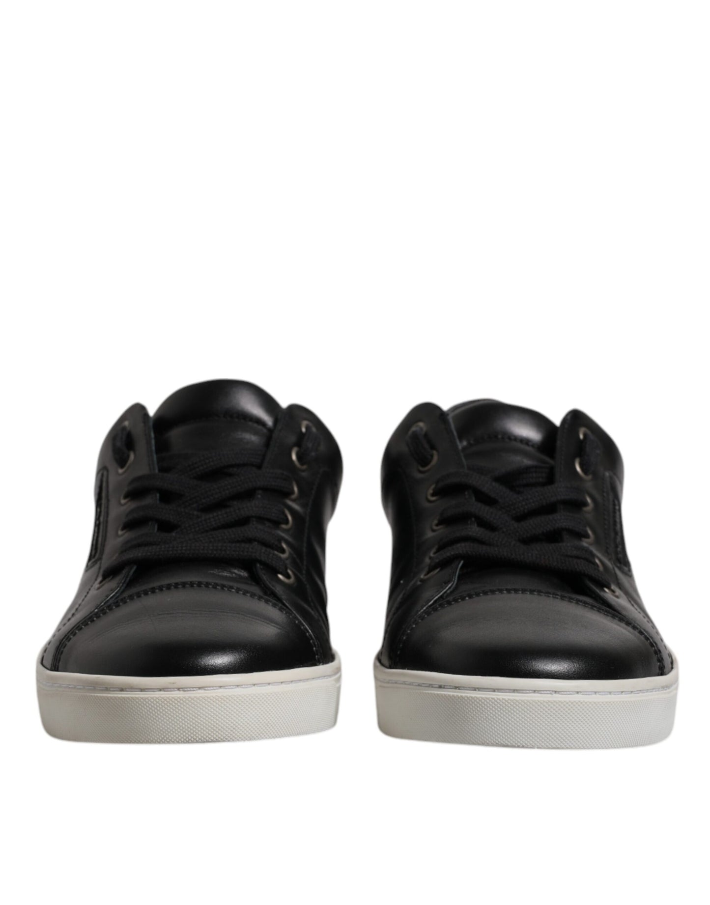 Dolce & Gabbana Black London Nappa Leather Men Sneakers Shoes by Dolce & Gabbana