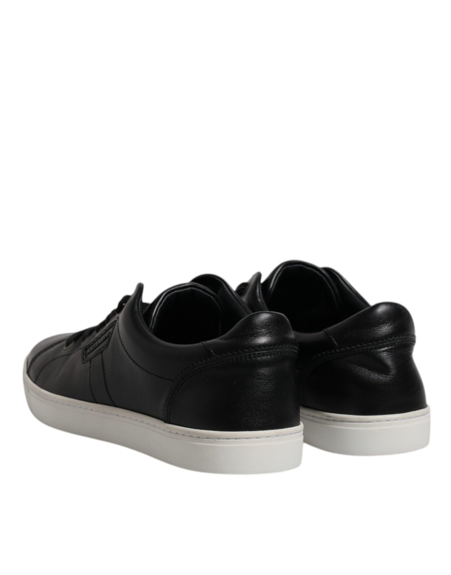 Dolce & Gabbana Black London Nappa Leather Men Sneakers Shoes by Dolce & Gabbana